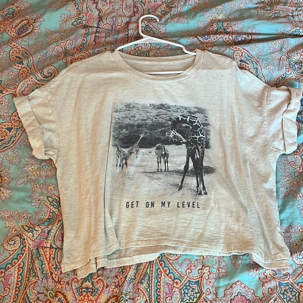 American Eagle cropped tee